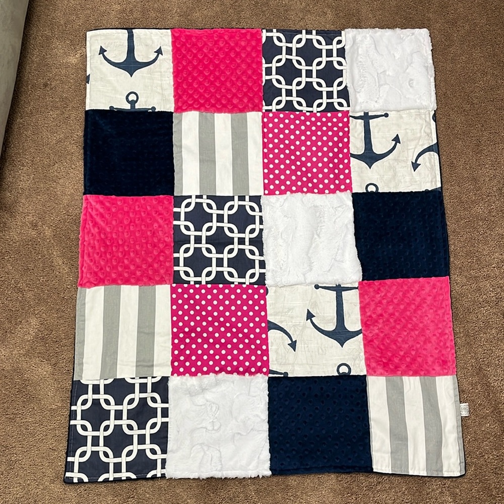 ⚓️🎀Girl Nautical Crib Bedding 🎀 ⚓️